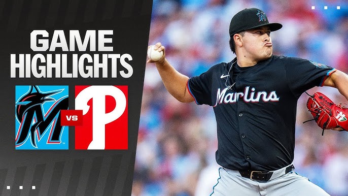 Detailed Player Stats from Phillies vs Miami Marlins MLB Game