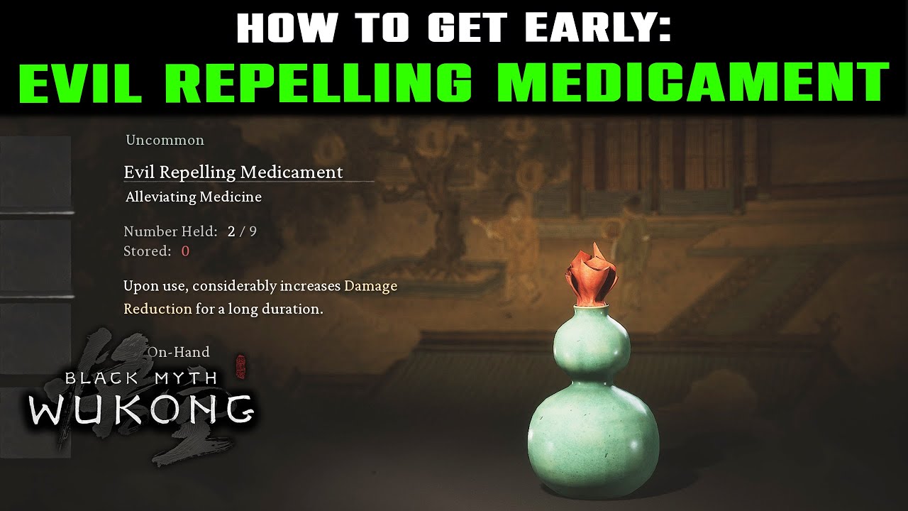 Black Myth: Wukong - Where to Find and Craft Evil Repelling Medicament