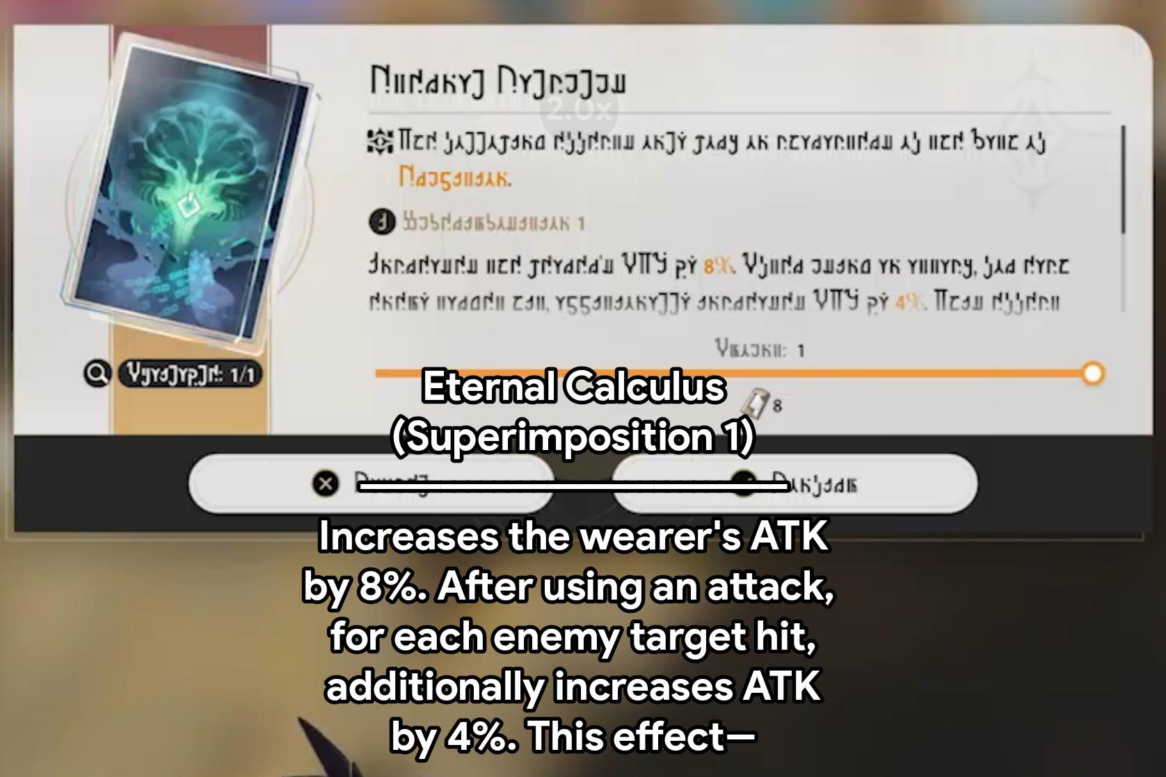 hsr eternal calculus for everyone,easy learn and play.