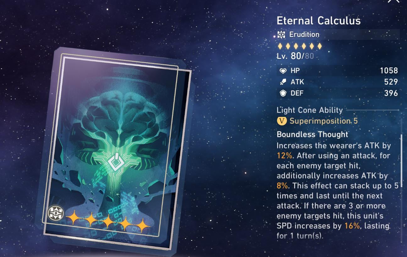 hsr eternal calculus for everyone,easy learn and play.