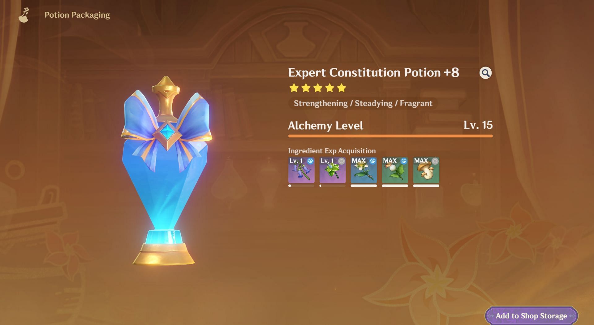 How to concoct potions with 10 different efficacies?