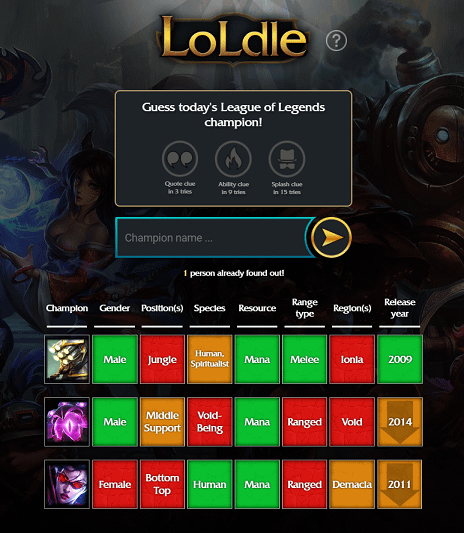 League of Legends Wordle: Is Your LoL Knowledge Good?